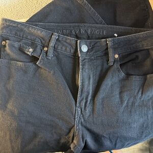 American Eagle Outfitters Black Bootcut Jeans